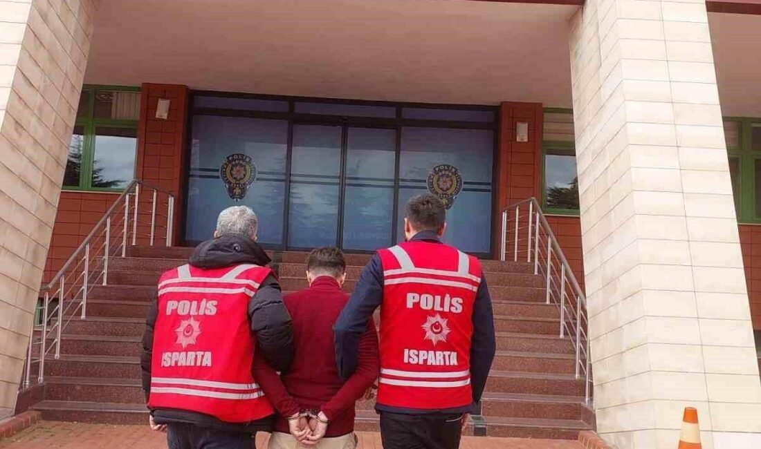 Isparta’da 14 yıl 9 ay 10 gün hapis cezasıyla aranan