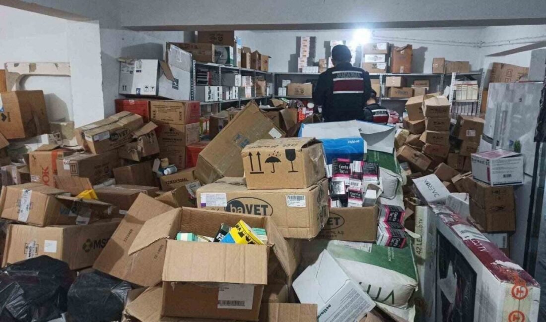 Antalya’da Jandarma ekiplerinin bir ikamette yaptığı aramada hayvan tedavisinde kullanılan