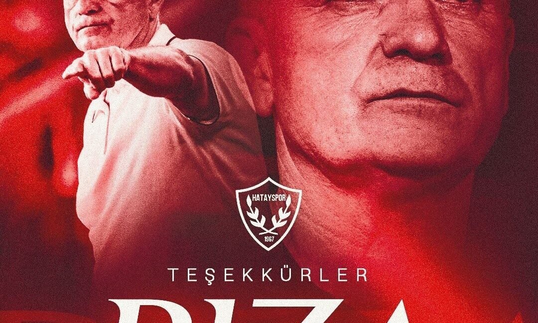 Atakaş Hatayspor, Teknik Direktör Rıza Çalımbay ile yollarını ayırdığını duyurdu.