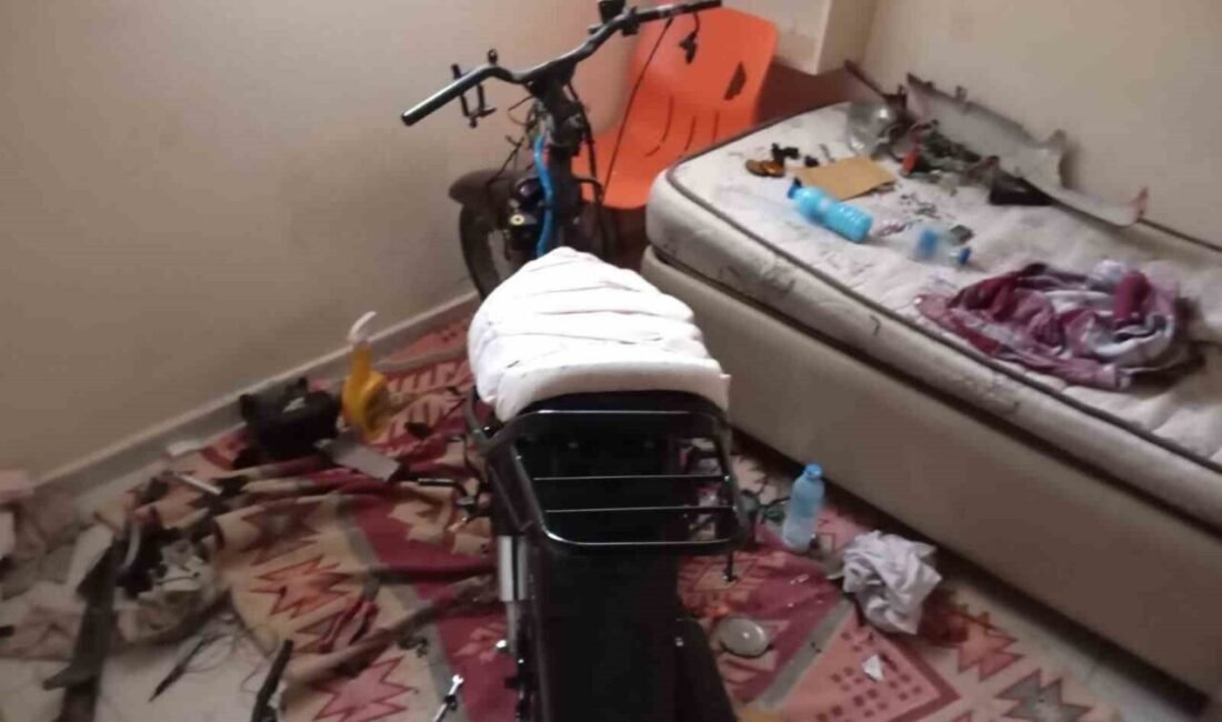 Isparta’da çaldığı motosikleti parçalamaya çalışırken suçüstü yakalanan şüpheli tutuklanarak cezaevine