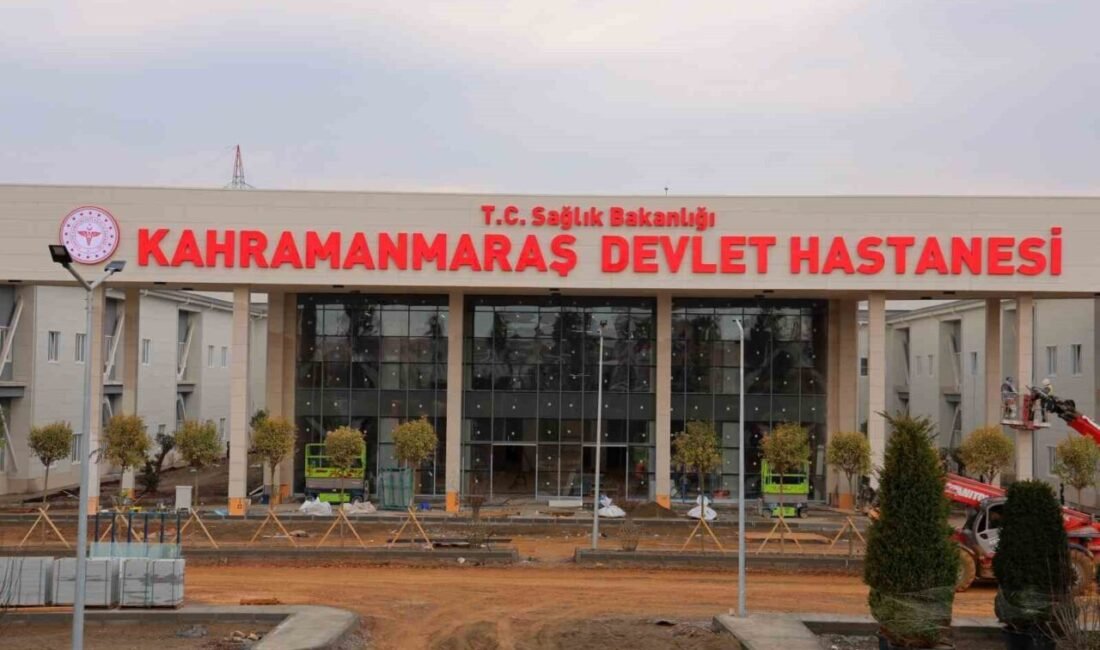 Kahramanmaraş’ta çelik konstrüksiyon teknolojisiyle inşa edilen ve 400 yatak kapasitesine