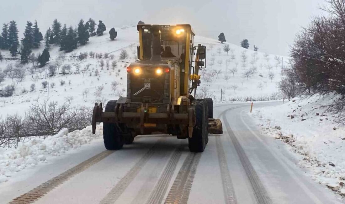 Kahramanmaraş Büyükşehir Belediyesi, Çağlayancerit kırsalında yerleşim yerlerini ulaşıma açık tutmak