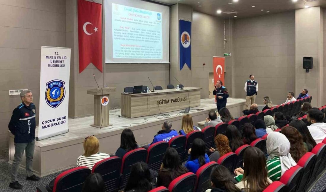 Mersin polisi, akademisyenler ve üniversite öğrencilerine yönelik eğitim vererek, bilgilendirme