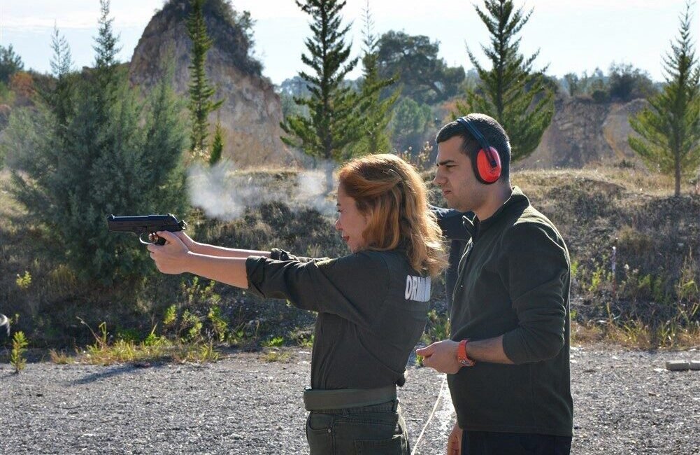 Mersin’de orman muhafaza memurlarına ’silah eğitimi’ verildi. POMEM Atış Poligonu’nda