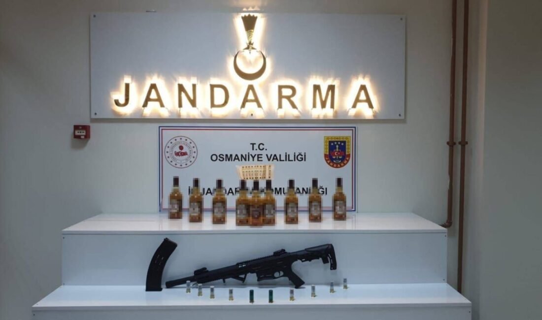 Osmaniye’de jandarmanın son bir haftada düzenlediği operasyonlarda 70 şüpheli gözaltına