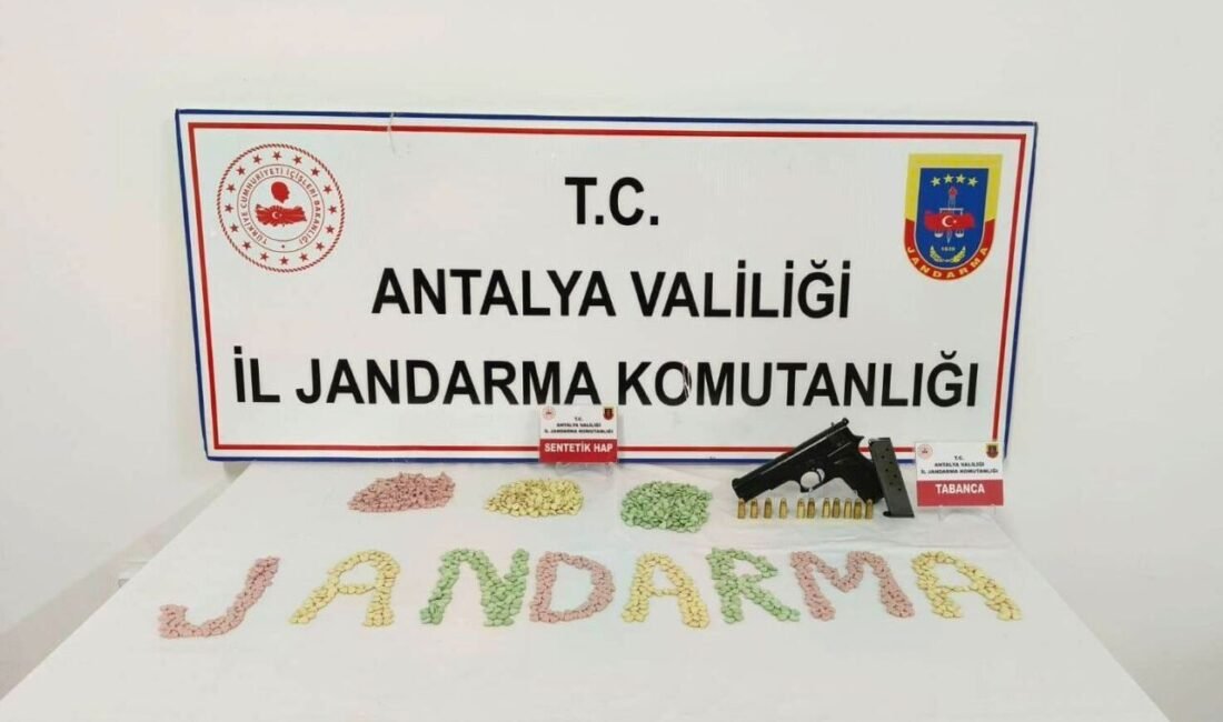Antalya’nın Gazipaşa ilçesinde jandarma ekiplerince yapılan yol kontrol uygulamasında doğu