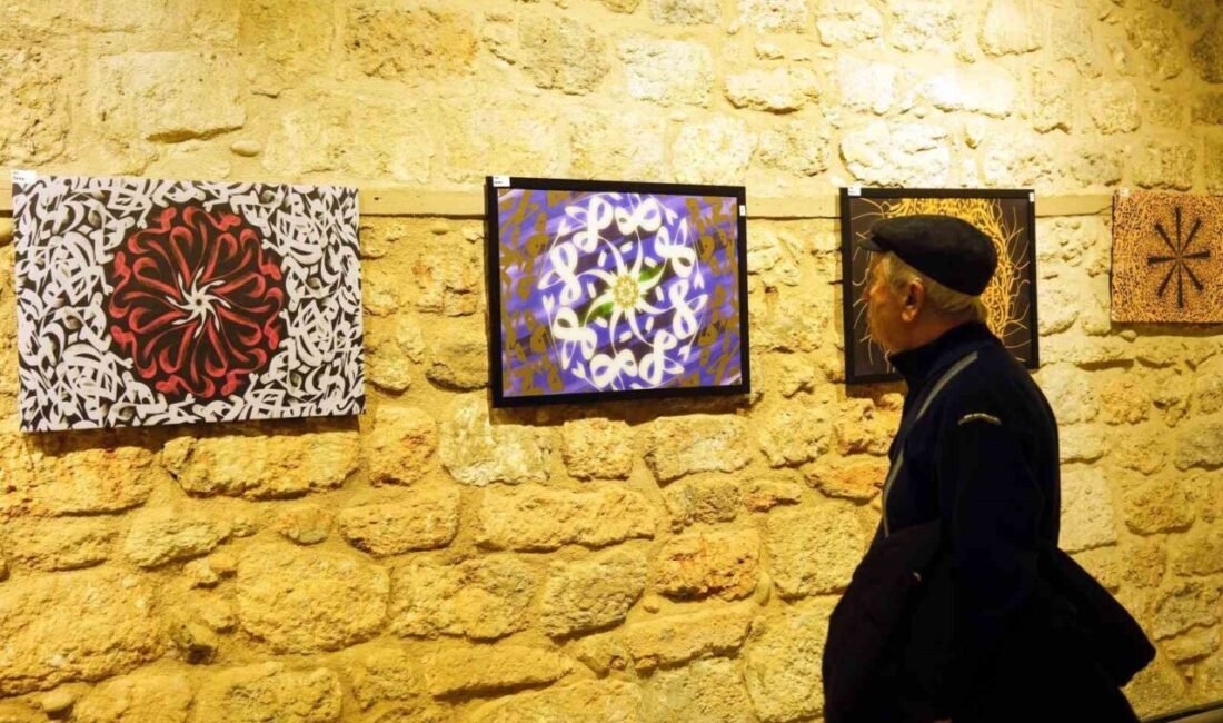 Mersin’de tasavvuftan ilham alan kaligrafi sanatçısı Faik Güçlü, 75 özgün