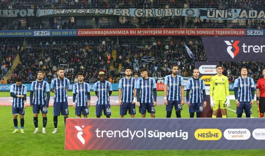 Trendyol Süper Lig’in 16. haftasında Adana Demirspor sahasında Beşiktaş ile