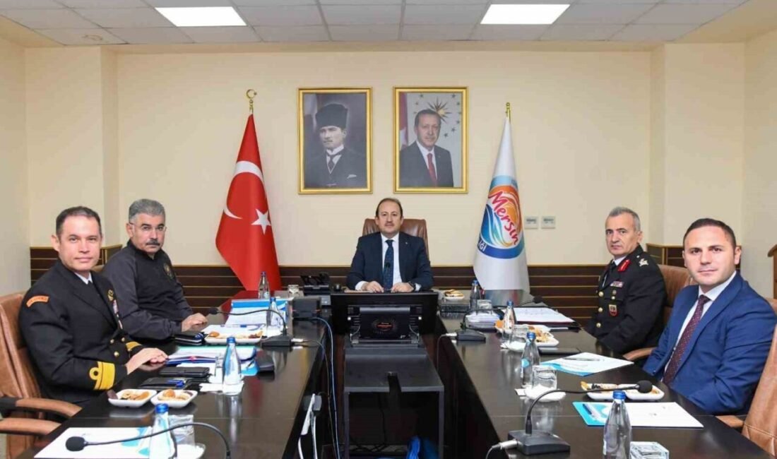 Mersin Valisi Ali Hamza Pehlivan, İçişleri Bakanı Ali Yerlikaya’nın başkanlığında,
