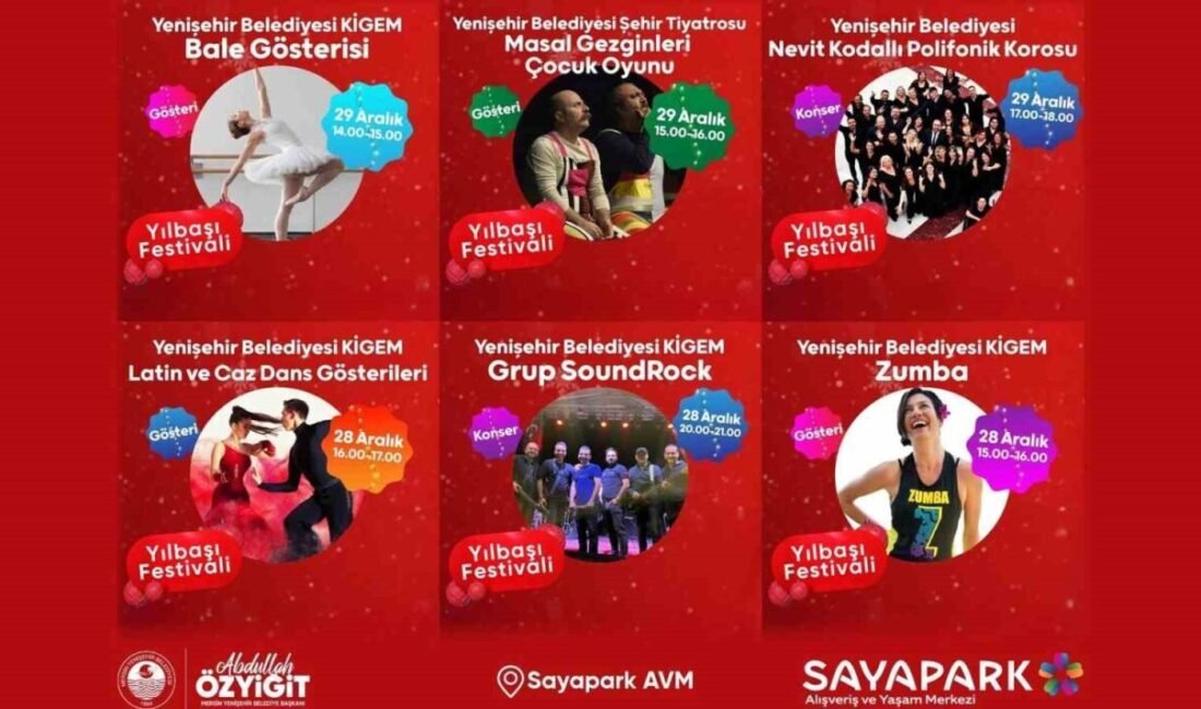 Mersin’in merkez ilçe Yenişehir Belediyesi, yeni yıl öncesinde düzenleyeceği ’Yılbaşı