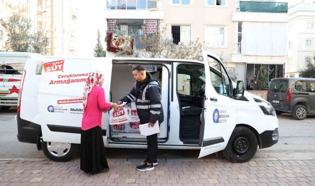 Antalya Büyükşehir Belediyesi’nin geçtiğimiz yıllarda hayata geçirdiği “Halk Süt” ve
