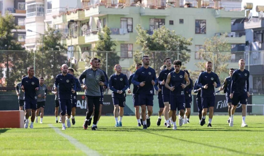 Corendon Alanyaspor, önümüzdeki hafta deplasmanda karşılaşacağı Göztepe maçı hazırlıklarına ara