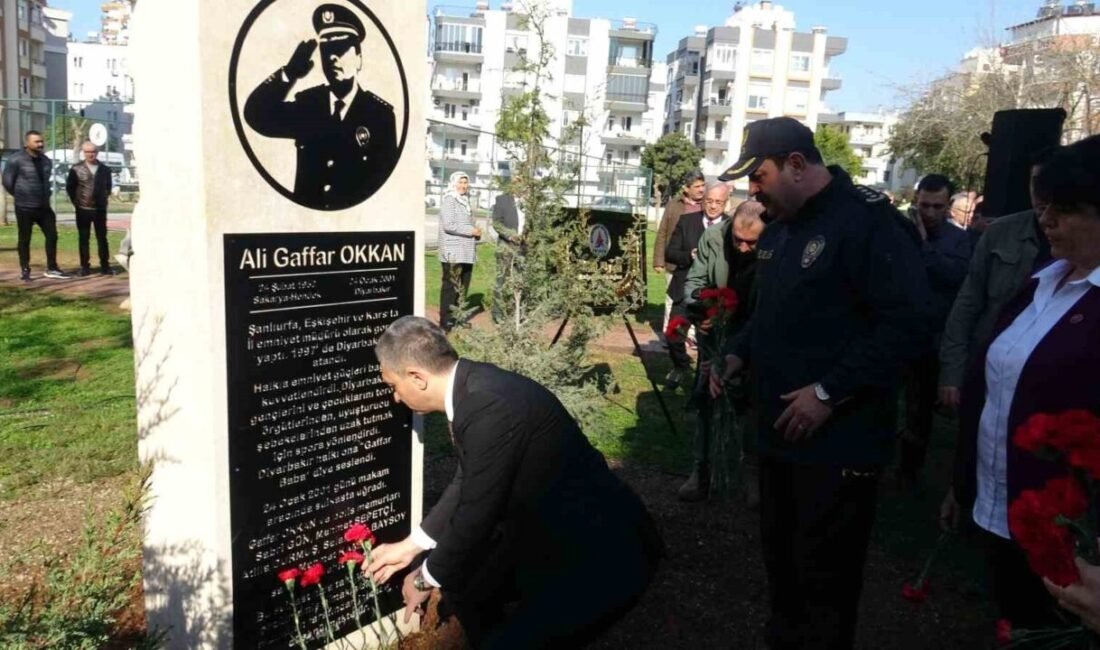 Antalya’da 2001 yılında Diyarbakır’da uğradığı silahlı saldırıda şehit edilen Emniyet