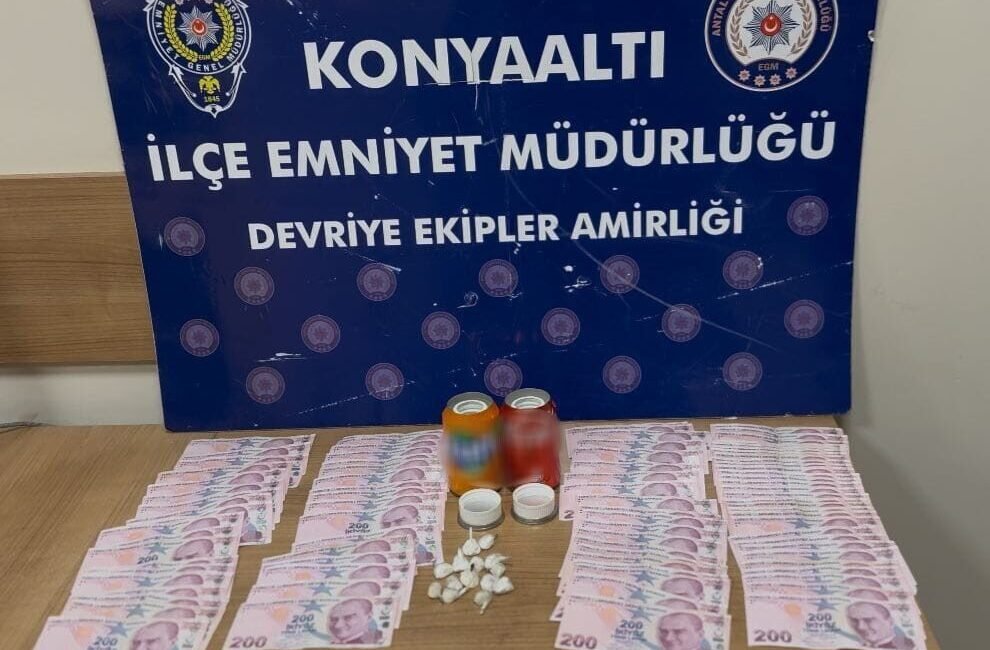 Antalya’da narkotik suçlarla mücadelede son bir hafta içerisinde yapılan çalışmalarda