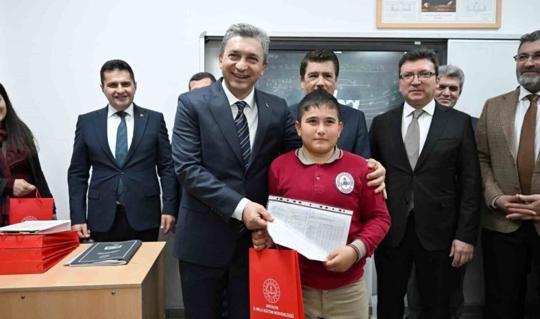 Antalya’da ilk ve ortaöğretim kurumlarında 2024-2025 Eğitim-Öğretim Yılı’nın ilk yarısını