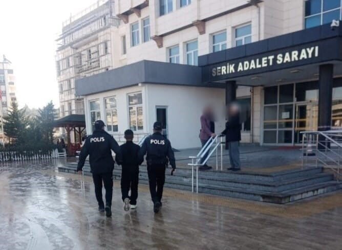 Antalya’da emniyet güçlerinin son 1 haftada yakalayıp adliyeye sevk ettiği