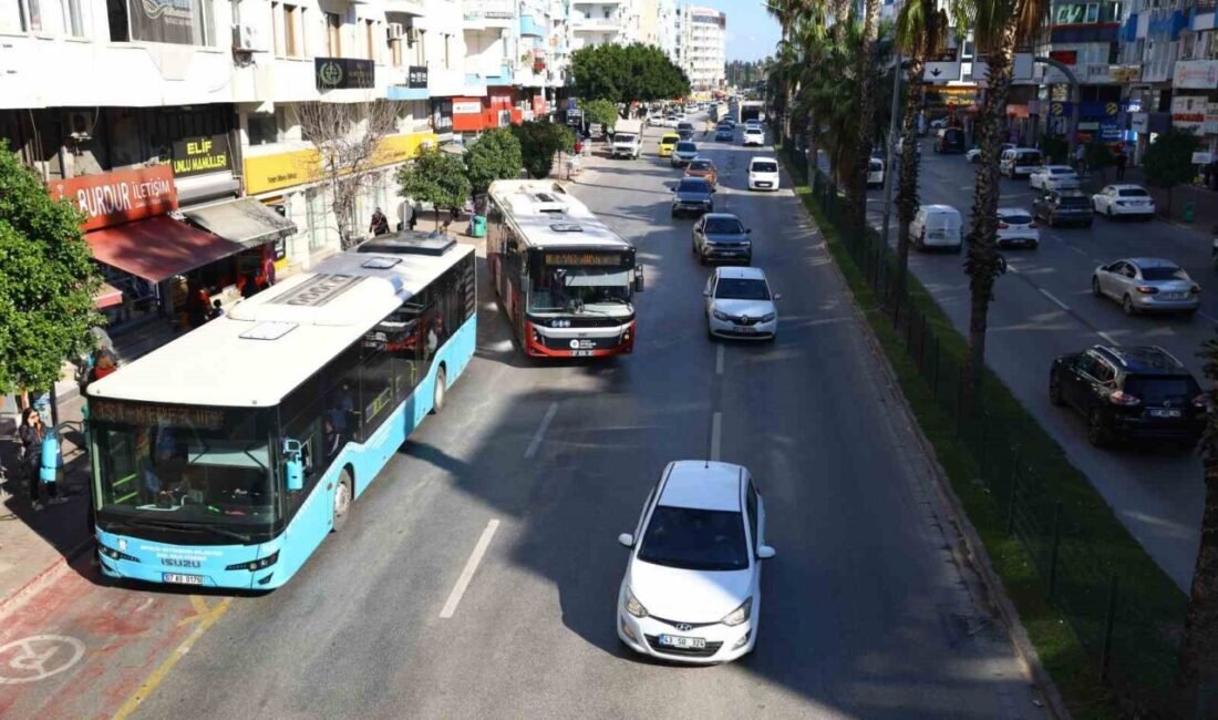 Antalya Büyükşehir Belediyesi trafik yoğunluğunu azaltmak ve toplu taşımayı özendirmek