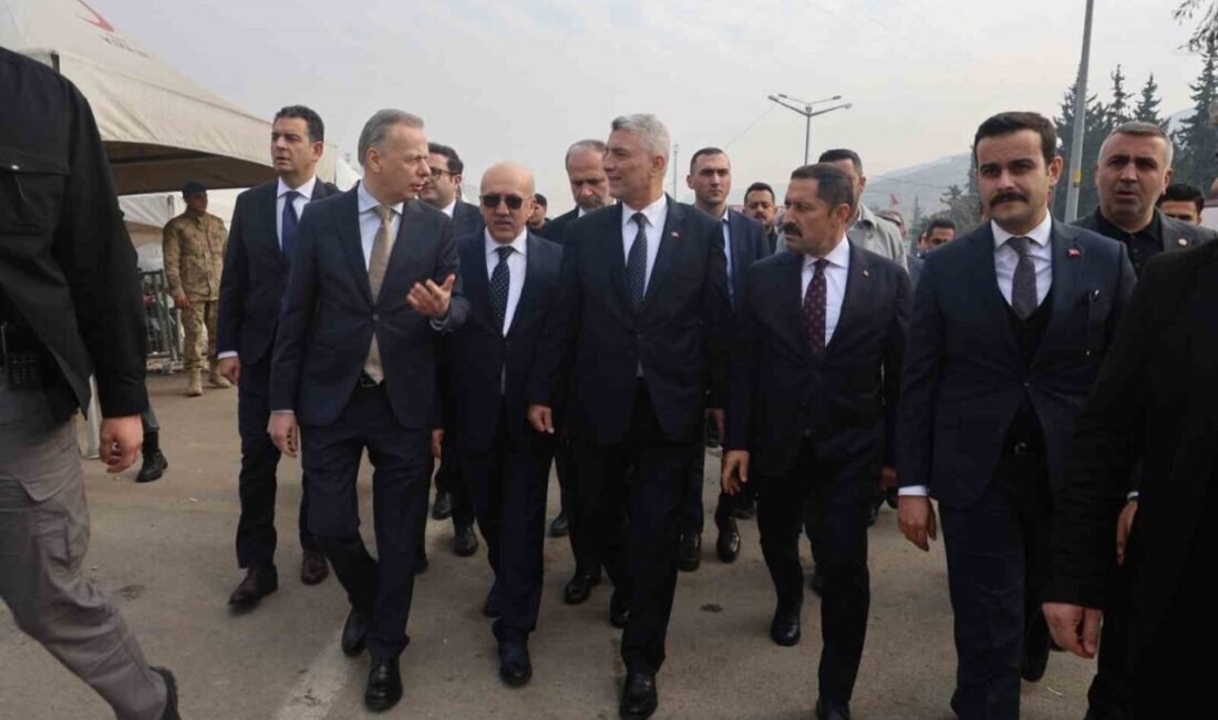 Hatay’ın Reyhanlı ilçesinde bulunan Cilvegözü Sınır Kapısı’nda inceleme yapan Ticaret