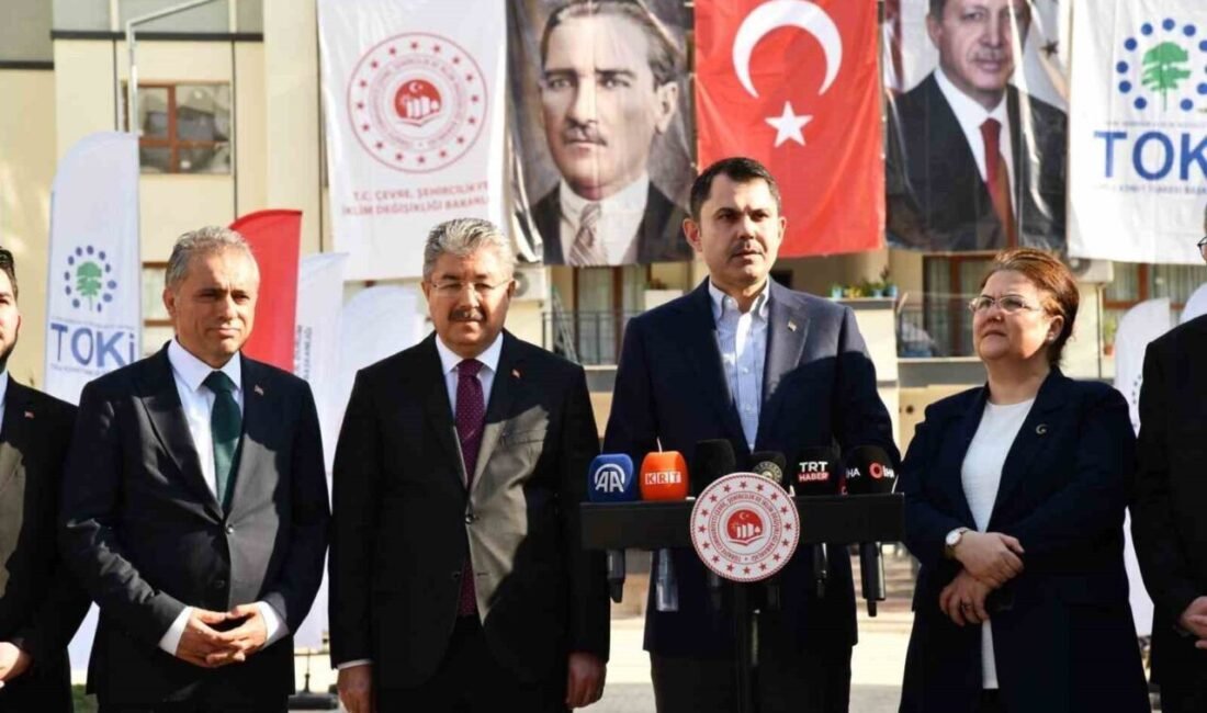 Çevre, Şehircilik ve İklim Değişikliği Bakanı Murat Kurum, Osmaniye’de TOKİ