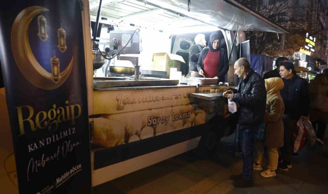 Antalya Büyükşehir Belediyesi, Regaip Kandili’nde 19 ilçede cami önlerinde kurduğu