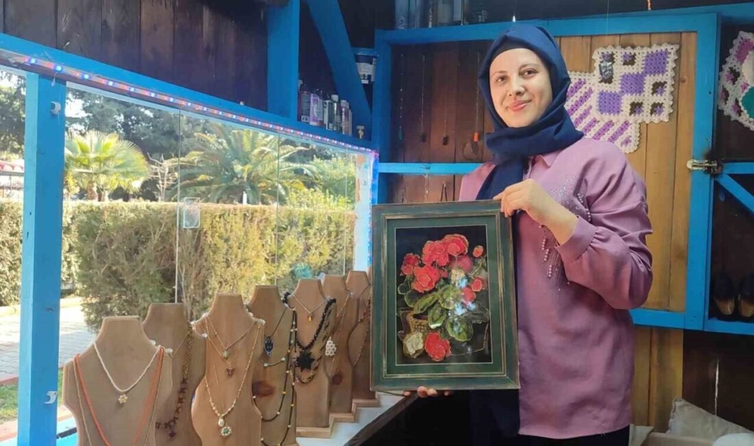 Kahramanmaraş’ta bir çocuk annesi kadın, deprem sonrası gittiği takı tasarım