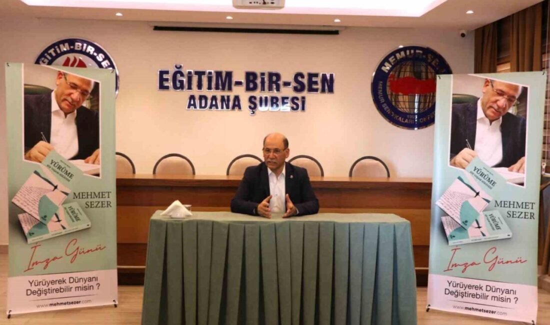 Eğitim-Bir-Sen Adana Şubesi, önceki dönem başkanlarından Mehmet Sezer’in azim ve