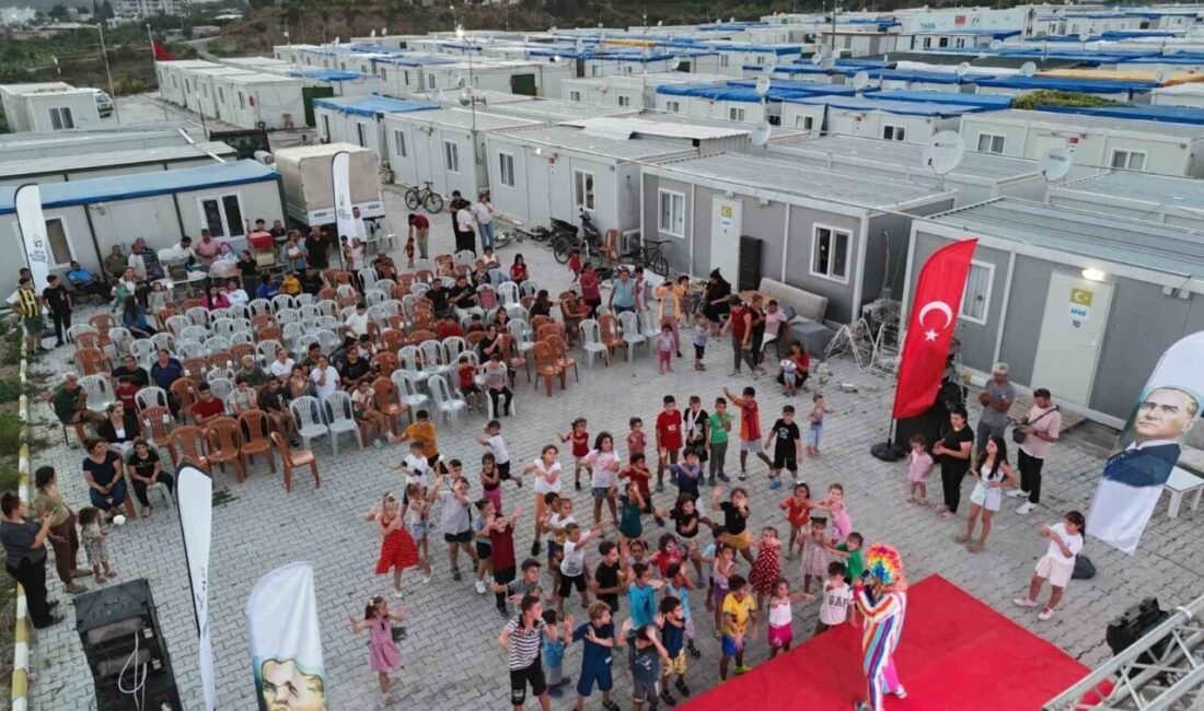 Hatay Büyükşehir Belediyesi depremin vurduğu kentte, çocuklara yönelik farklı etkinlikler