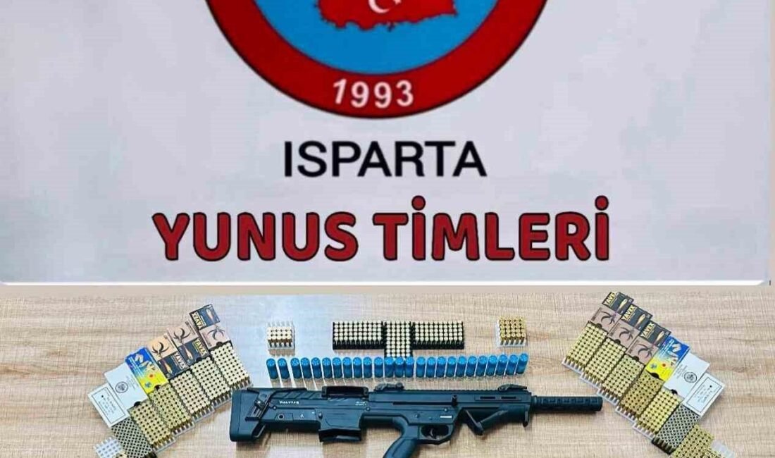 Isparta’da Asayiş Şube Müdürlüğü ekiplerinin bir şahsın evine düzenlediği operasyonda;