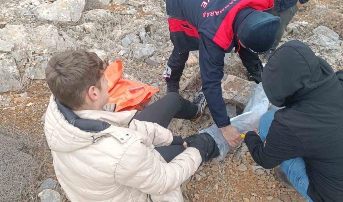 Kahramanmaraş’ta dağlık arazide kayalıklardan düşen 16 yaşındaki çocuk yaralandı. Edinilen