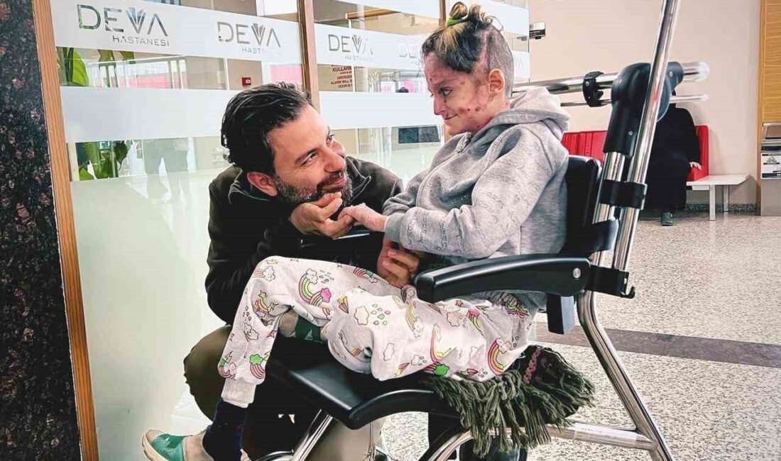 Adana yaşayan ve Kütahya’da tedavisi süren kelebek hastası Emel için