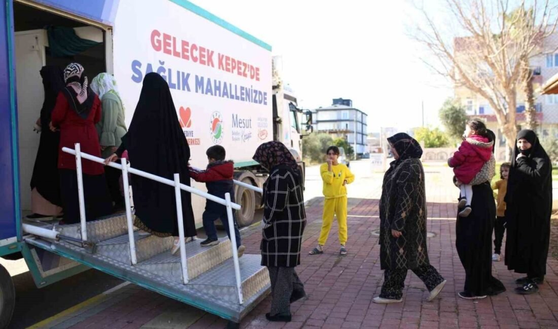 Kepez Belediyesi Mobil Sağlık Merkezi, son 6 ayda 3 bin