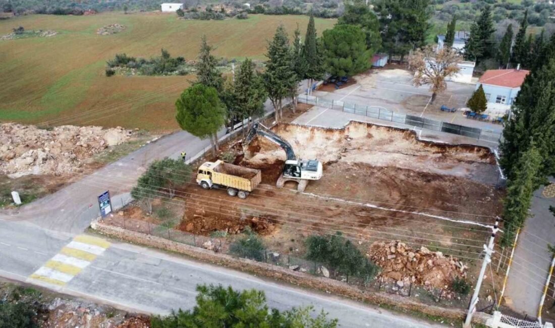 Kepez Belediyesi, Kirişçiler Mahallesi’ne kazandırılacak olan 4 sınıflı ek okul