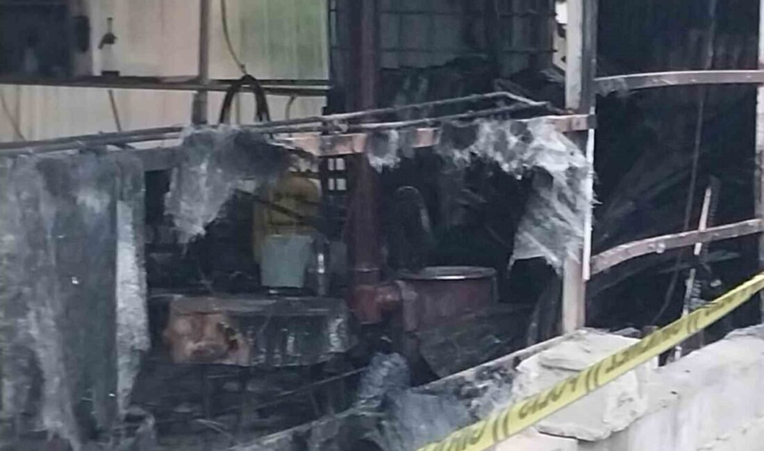 Mersin’in Mut ilçesinde bir iş yerinde sabaha karşı meydana gelen