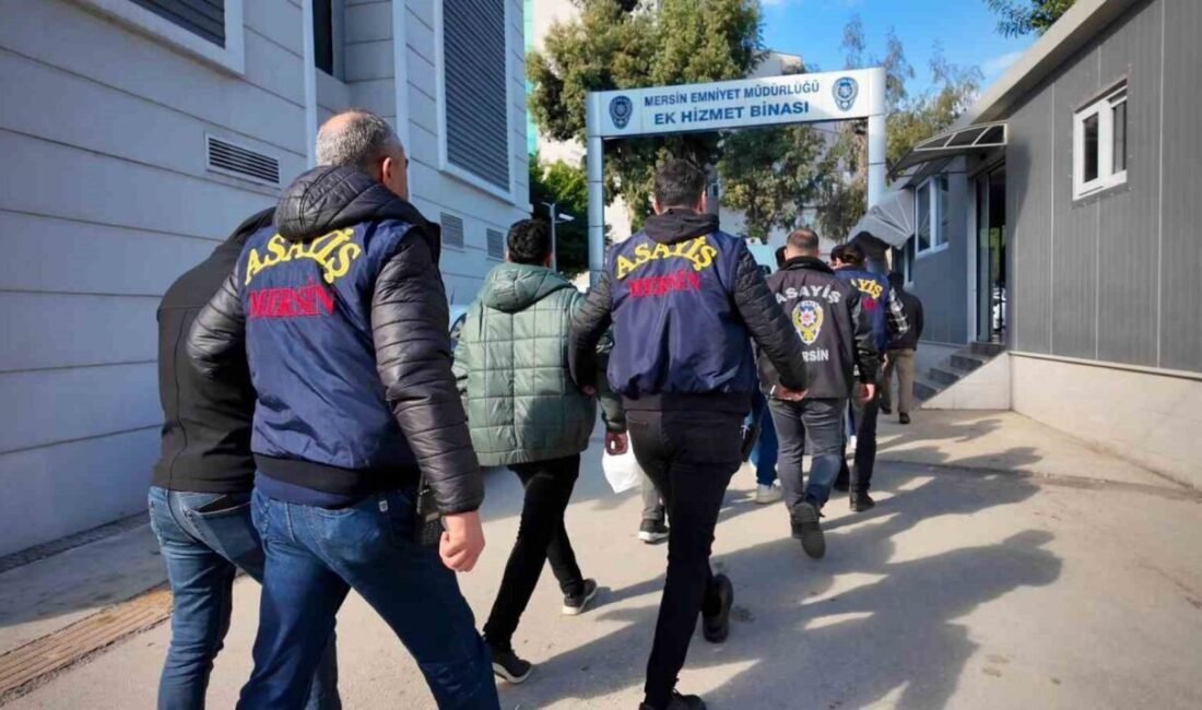 Mersin polisinin yaptığı çalışmada ’sazan sarmalı’ yöntemi ile yüklenici firma