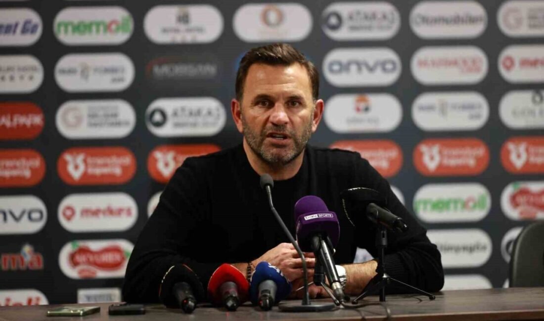 Galatasaray Teknik Direktörü Okan Buruk, Atakaş Hatayspor maçında çok iyi