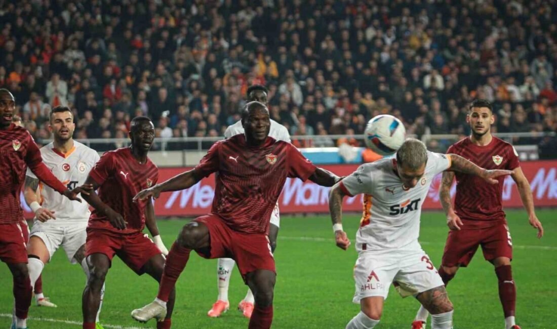 Trendyol Süper Lig’in 20. haftasında Atakaş Hatayspor, Mersin’de Galatasaray ile