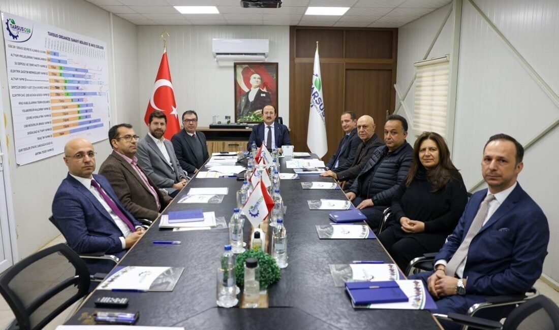 Mersin Valisi Ali Hamza Pehlivan, Tarsus Organize Sanayi Bölgesi’nin (Tarsus