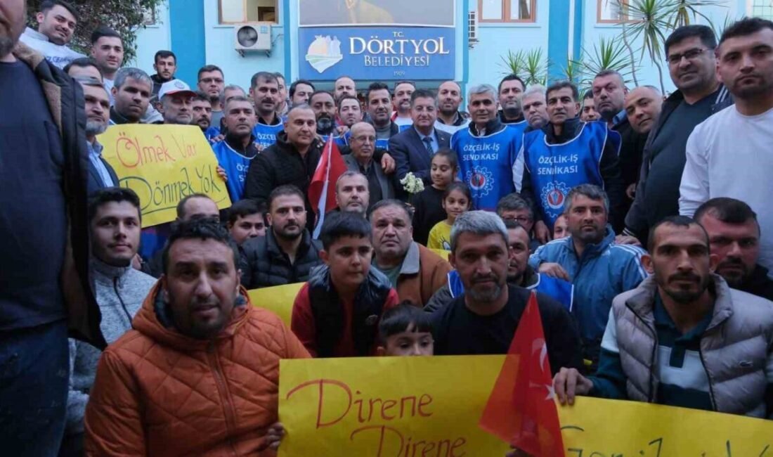 Hatay’da yaklaşık 228 gündür grevde olan Yolbulan Metal fabrikası işçilerine