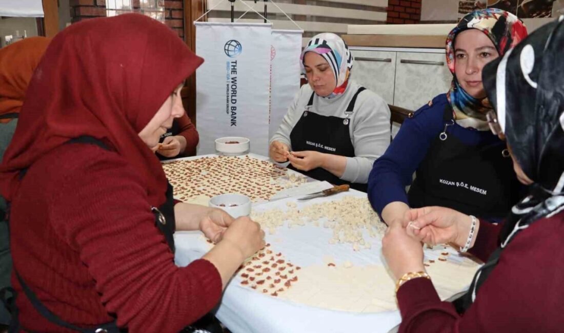 Adana’nın Kozan ilçesinde belediye tarafından “Yo¨resel U¨ru¨nler U¨retim, Paketleme ve