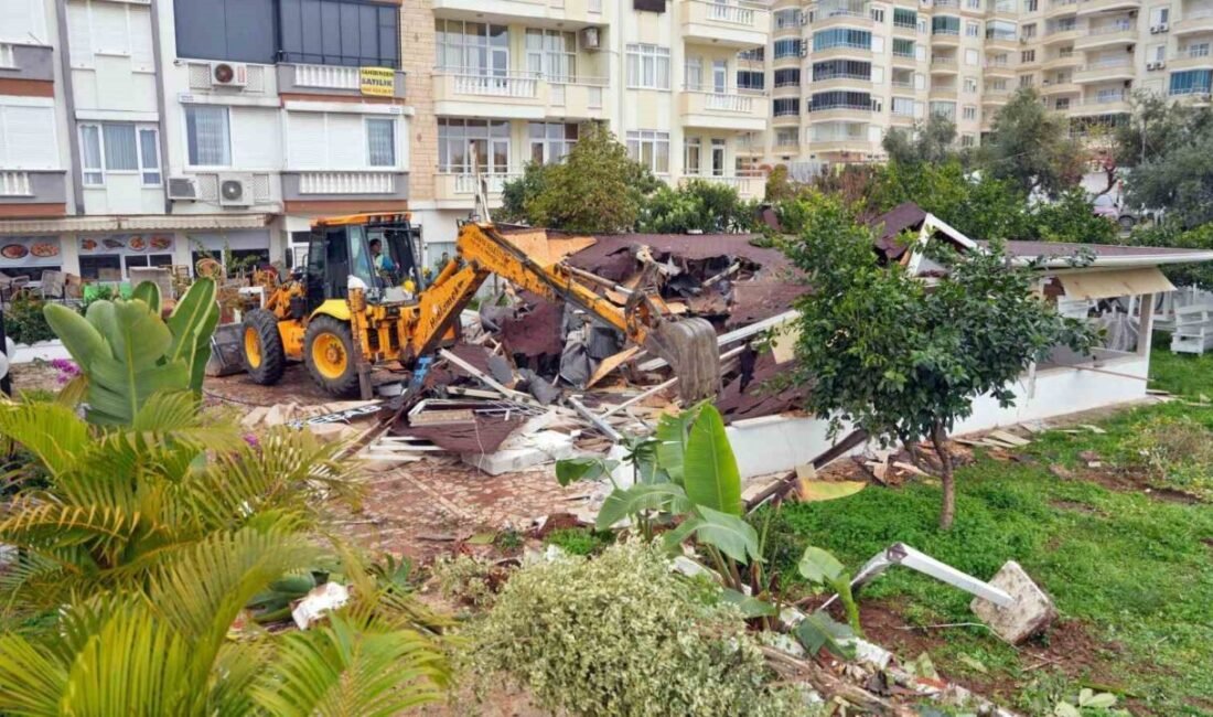 Hüküm ve tasarrufu Alanya Belediyesi’ne ait olan, Tosmur Mahallesi’ndeki park