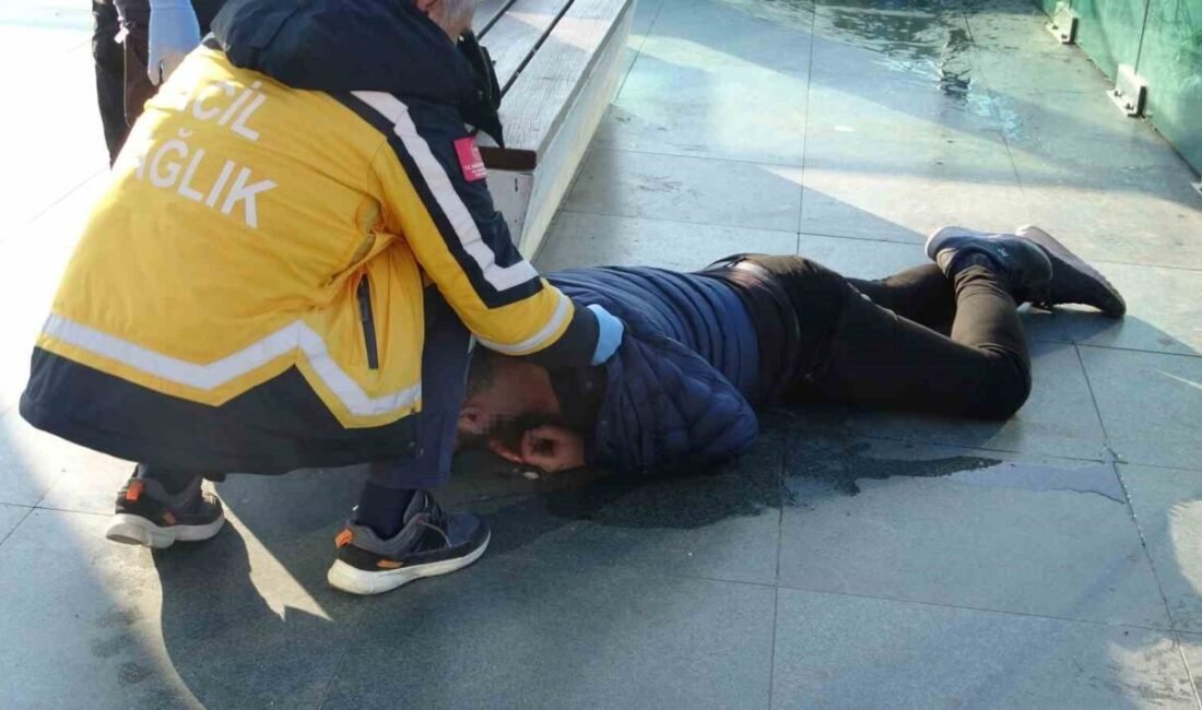 Antalya’da geceden alkol alıp beton zemin üzerinde sızan adam, polis