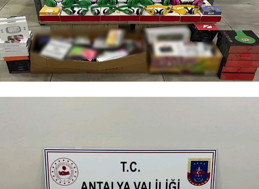 Antalya’nın Manavgat ilçesinde jandarmanın gerçekleştirdiği operasyonda 1 milyonun üzerinde doldurulmuş