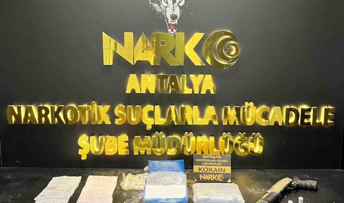 Antalya’da narkotik suçlarla mücadelede son 1 haftada 23 olayda, 29