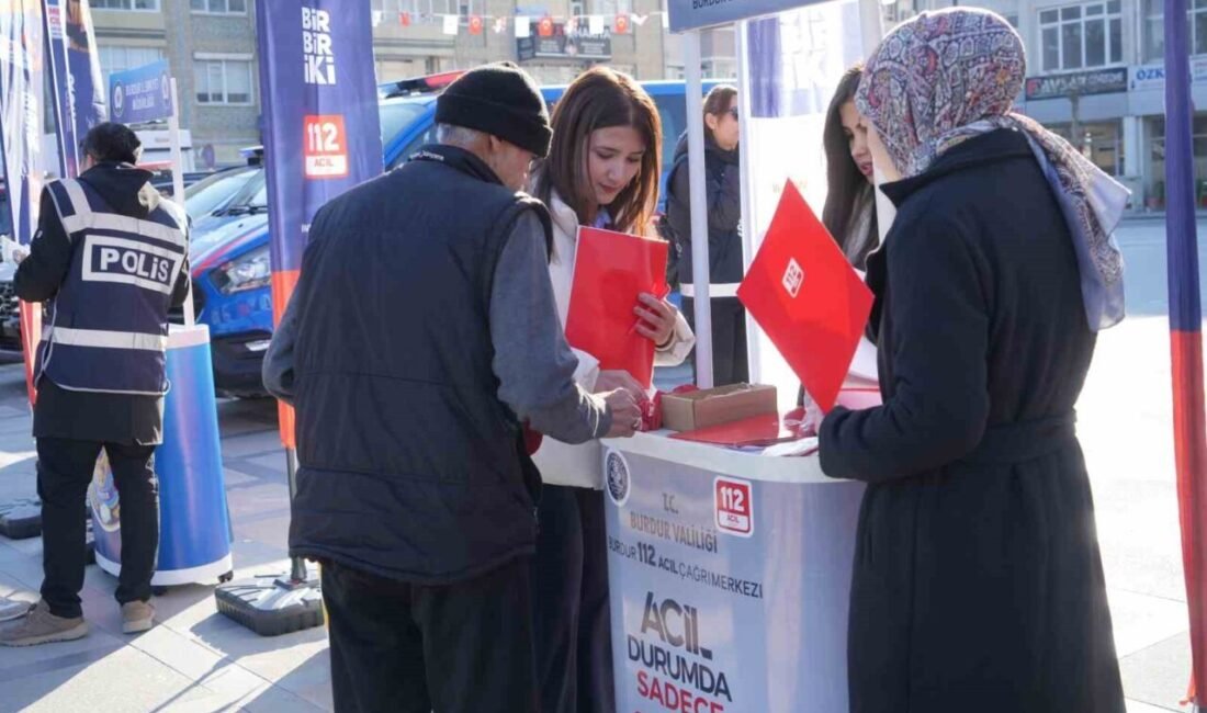Burdur’da 2024 yılı boyunca 112 Acil Çağrı Merkezi’ne yapılan 264