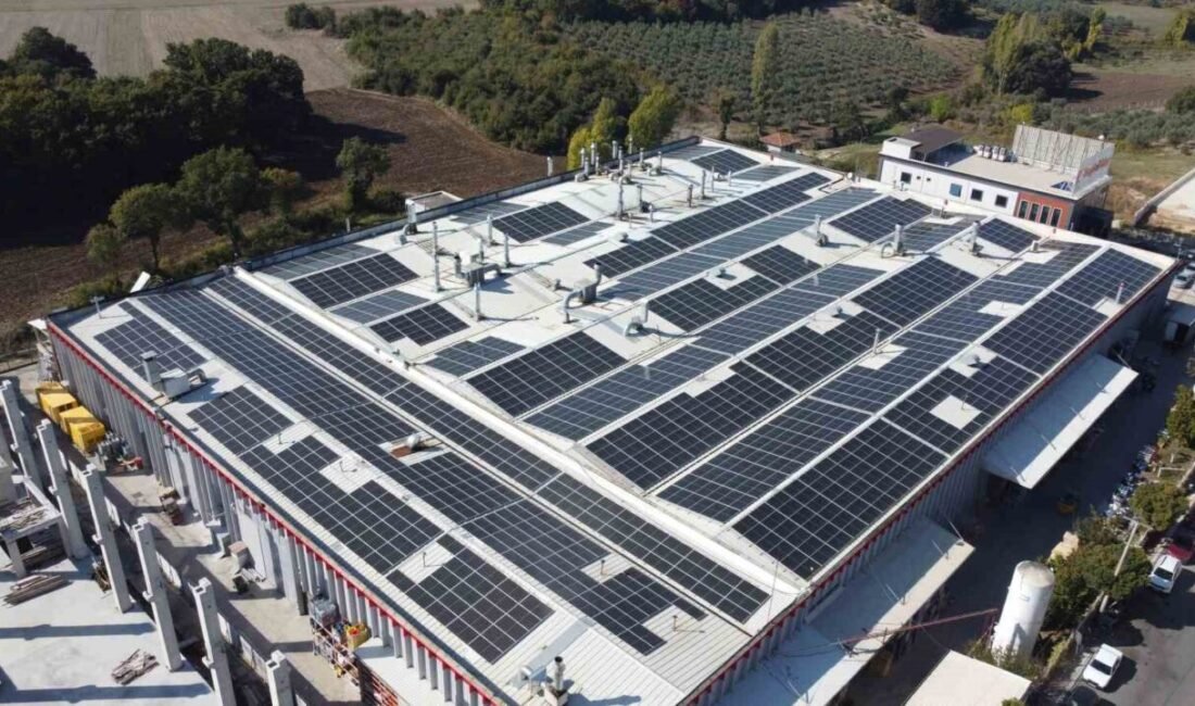 CW Enerji, Bursa’da faaliyet gösteren bir firmanın çatısına 1969,35 kWp