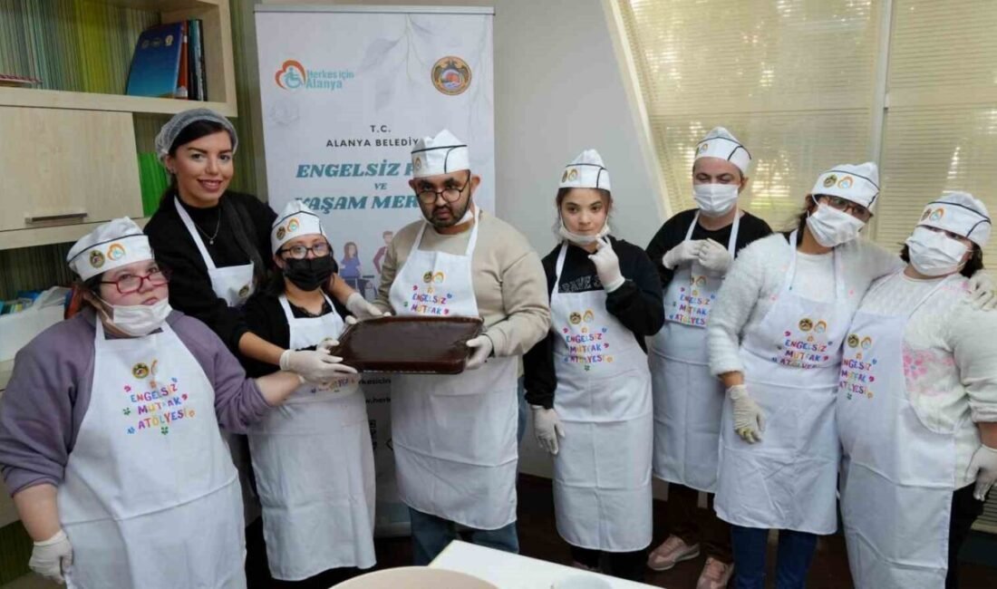 Alanya Belediyesi Engelsiz Park ve Yaşam Merkezi bünyesindeki Engelsiz Mutfak