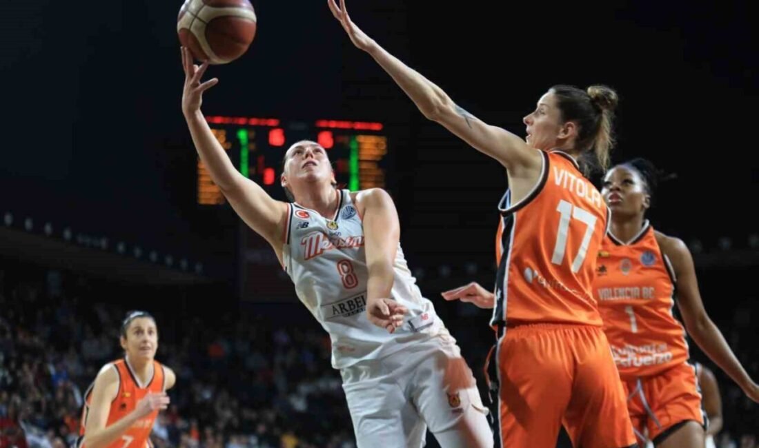 FIBA Kadınlar Euroleague yarı final rövanş maçında, ÇBK Mersin sahasında