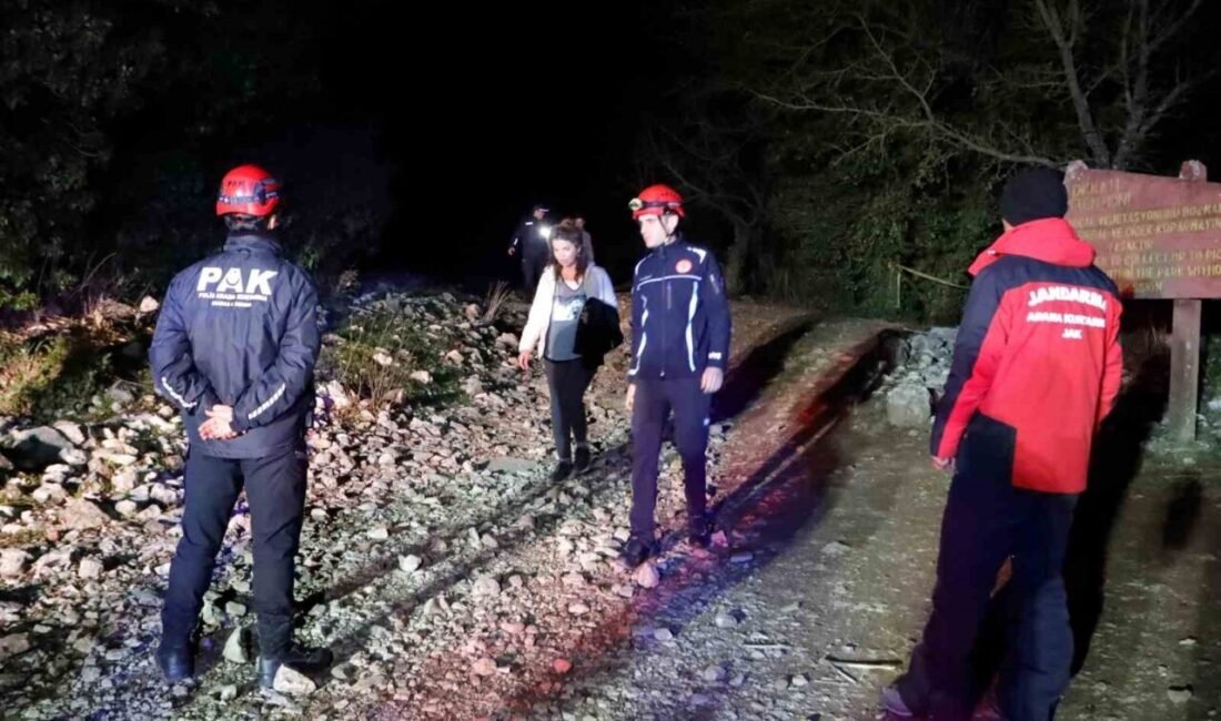 Antalya’da hafta sonunu doğa yürüyüşü yaparak değerlendirmek isteyen 29 kişilik