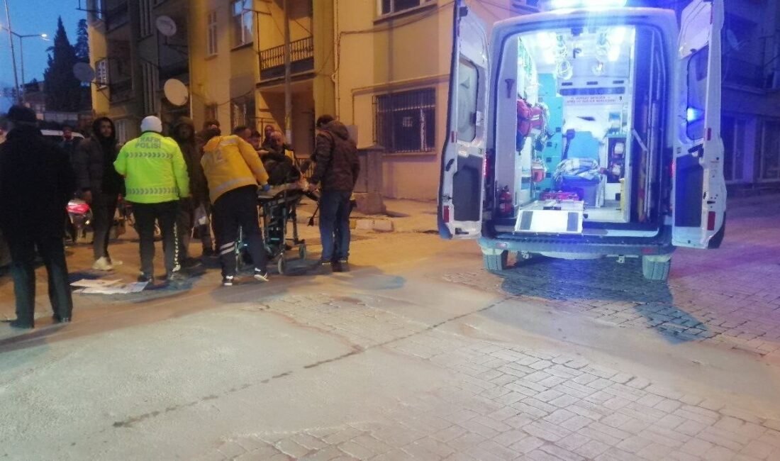 Isparta’da otomobil ile elektrikli bisikletin çarpışması sonucu meydana gelen kasada