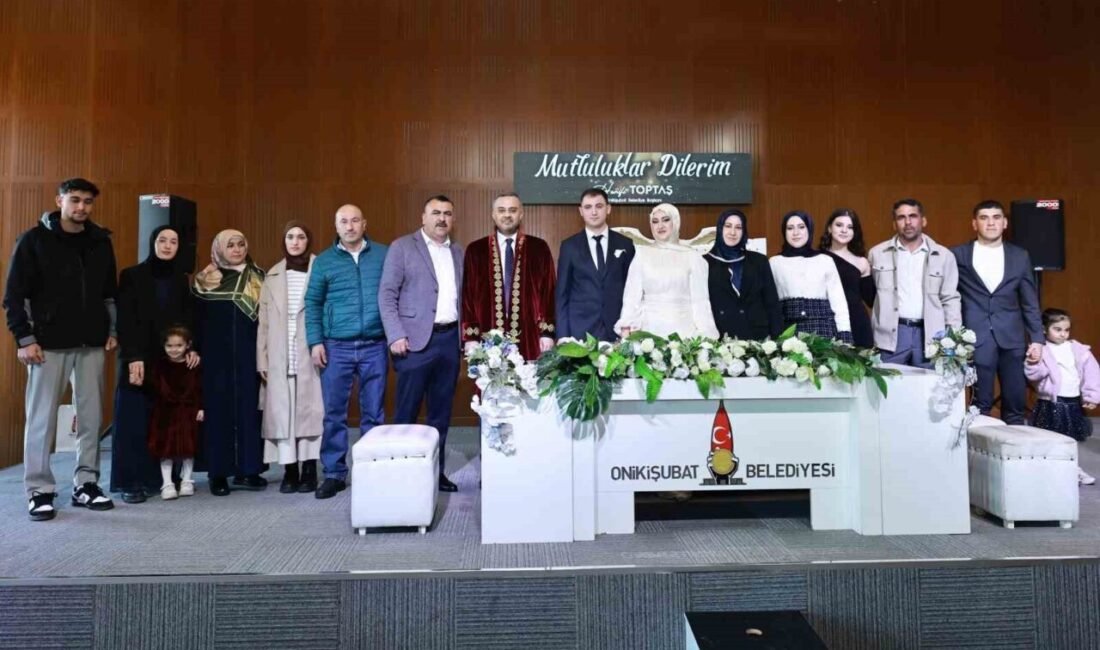 Kahramanmaraş’ta hayatlarını birleştirmek isteyen çiftler, 14 Şubat Sevgililer Günü’nde nikah